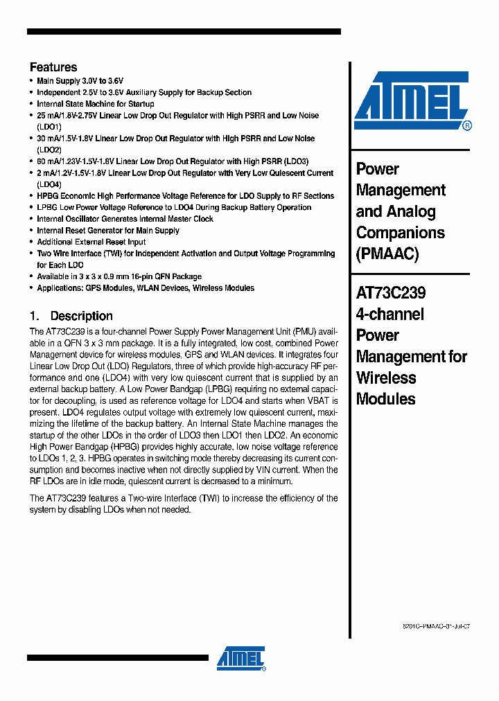 AT73C23907_4546493.PDF Datasheet