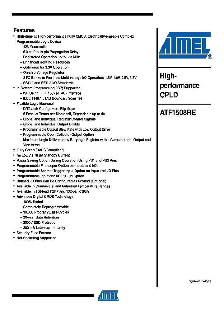 ATF1508RE-7AU100_4777379.PDF Datasheet