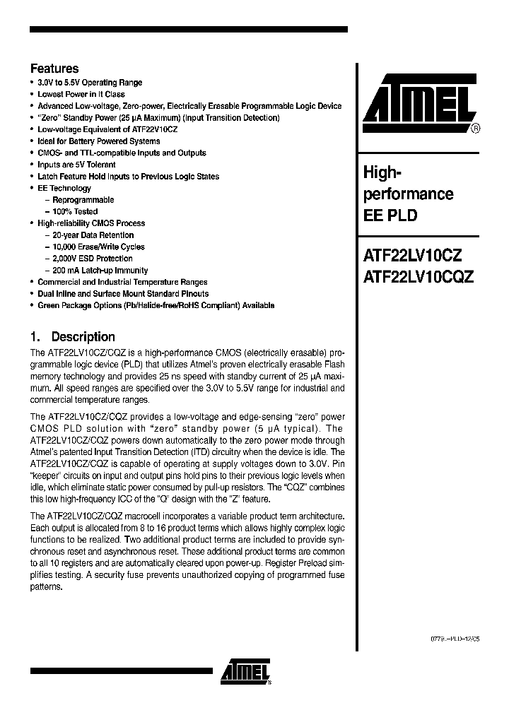 ATF22LV10CQZ-30JC_4301892.PDF Datasheet