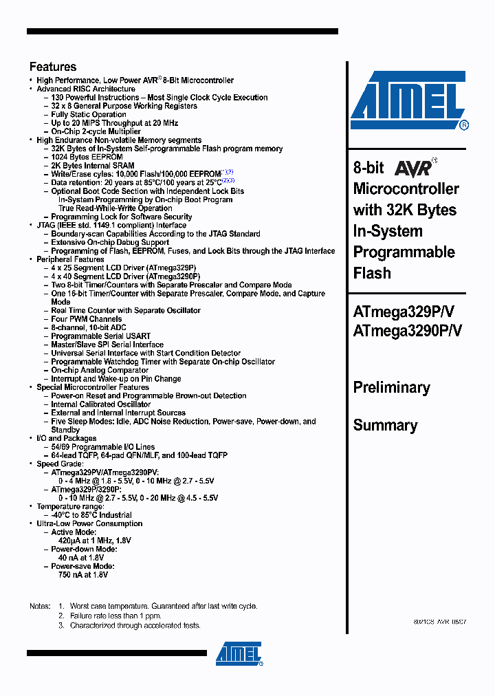 ATMEGA329P-20AU_4189639.PDF Datasheet