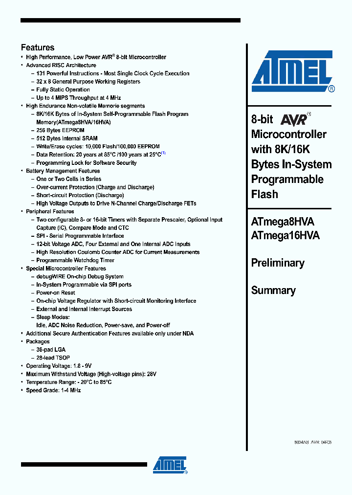 ATMEGA8HVA_4681199.PDF Datasheet