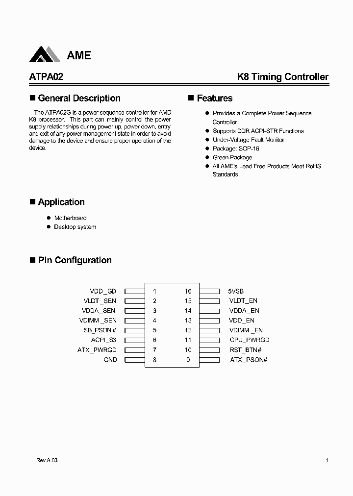 ATPA02_4375598.PDF Datasheet Download --- IC-ON-LINE