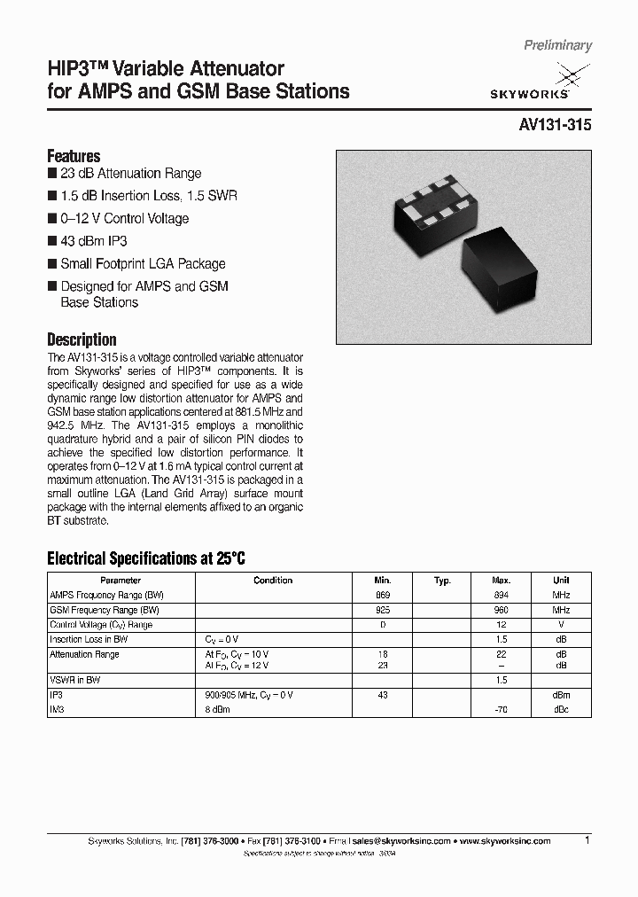 AV131-315_4187030.PDF Datasheet