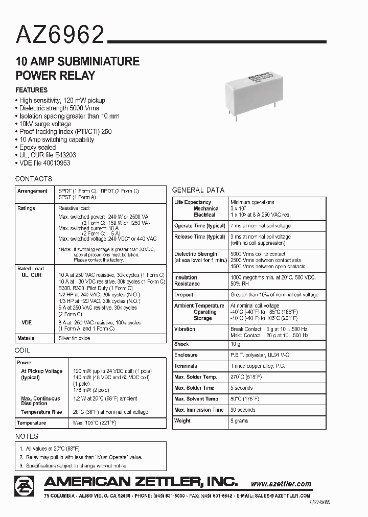 AZ6962-1AE-60DE_4612863.PDF Datasheet