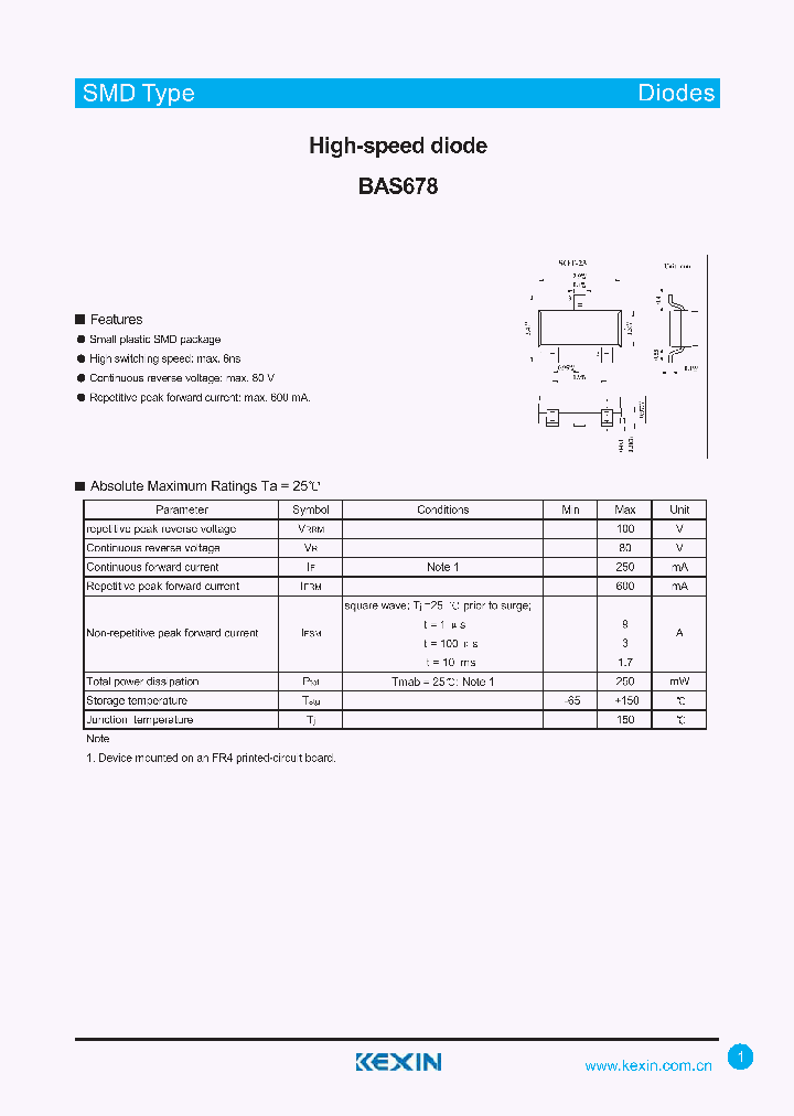 BAS678_4322441.PDF Datasheet