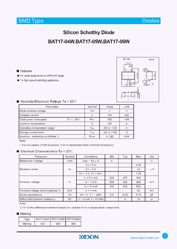 BAT17-04W_4317306.PDF Datasheet