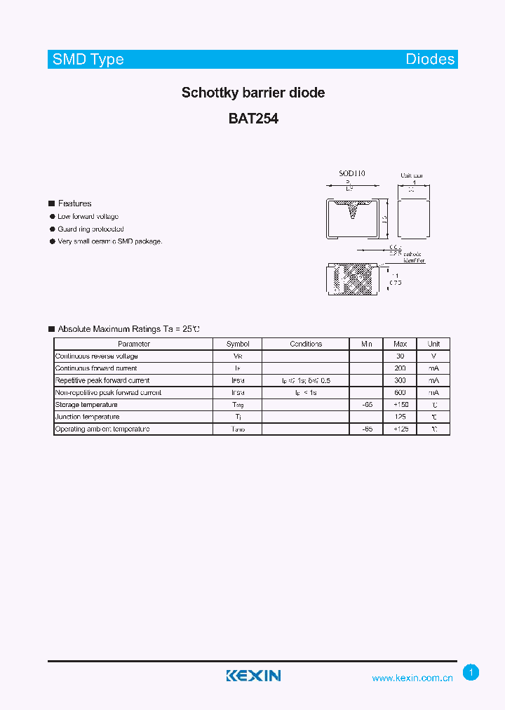 BAT254_4343945.PDF Datasheet