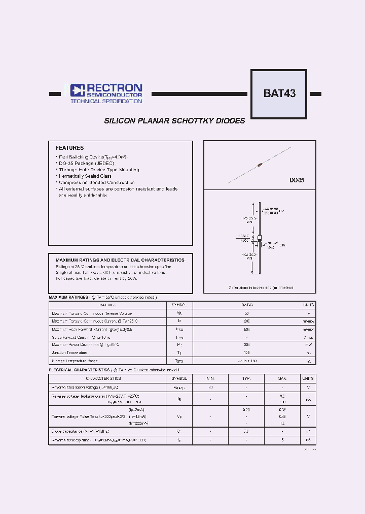 BAT43_4708699.PDF Datasheet