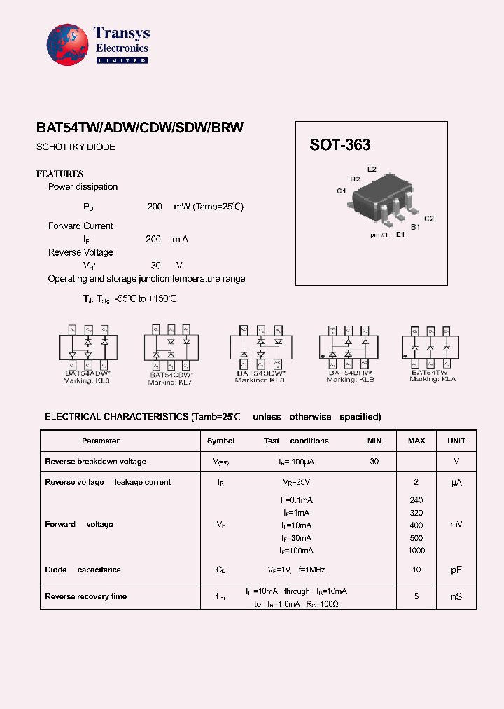 BAT54ADW_4765022.PDF Datasheet