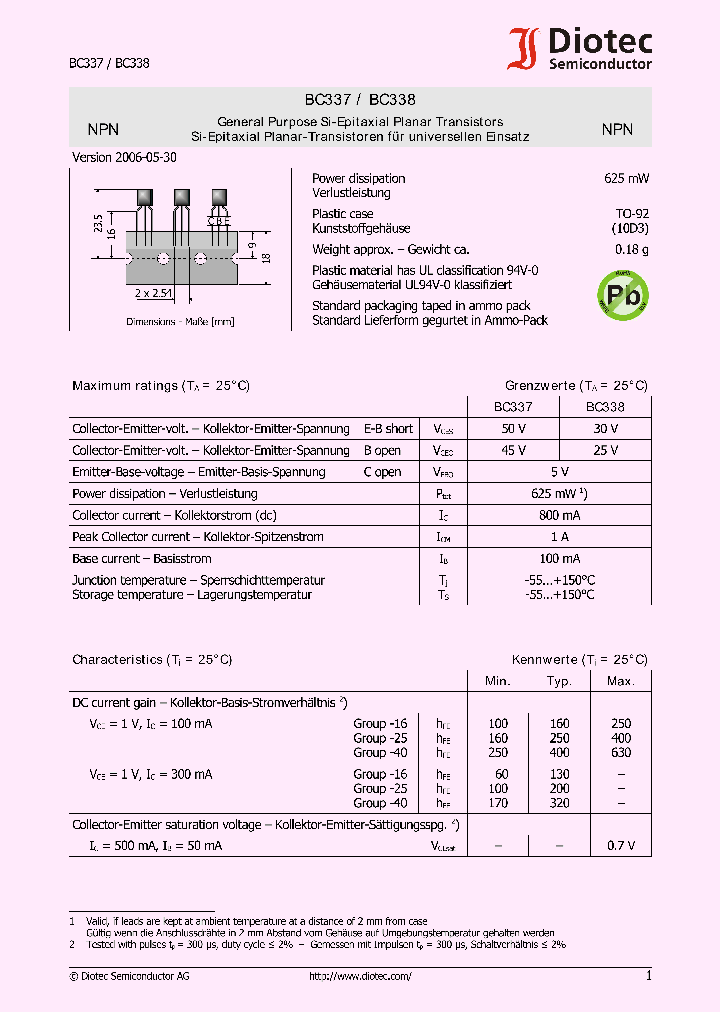 BC33707_4822917.PDF Datasheet Download --- IC-ON-LINE