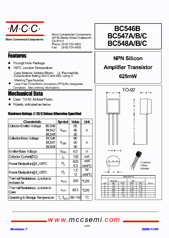 BC548B_4743137.PDF Datasheet