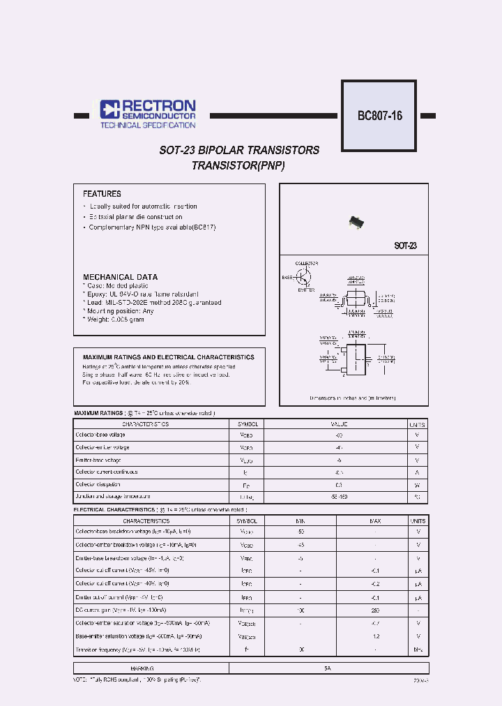 BC807-16_4542200.PDF Datasheet