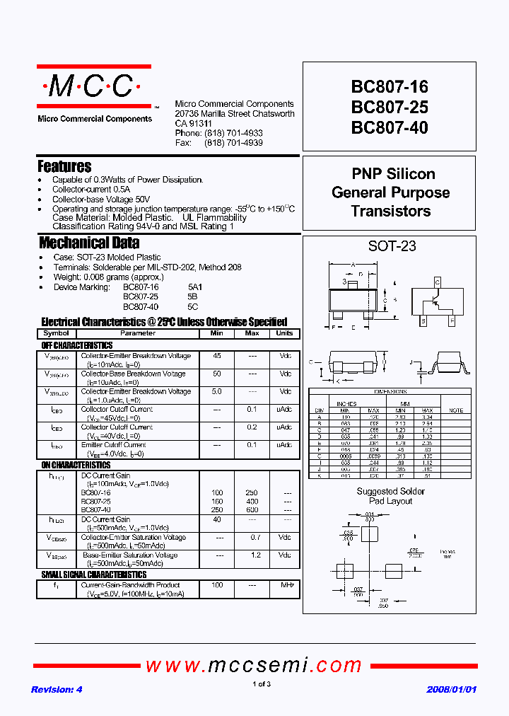 BC807-16-TP_4686694.PDF Datasheet