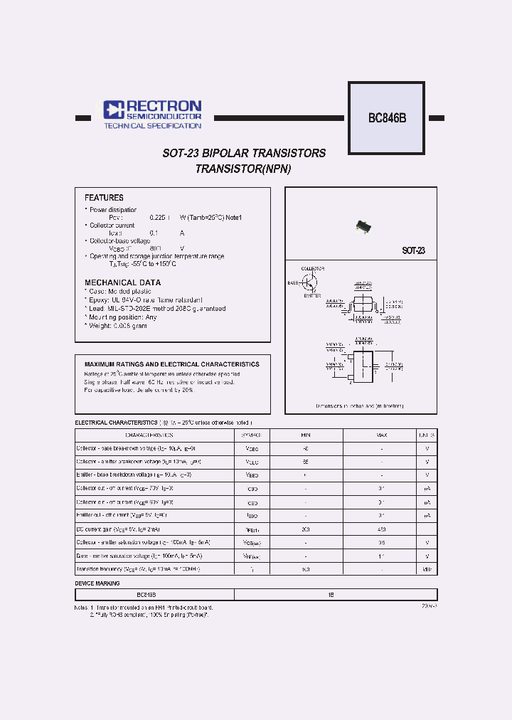 BC846B_4736101.PDF Datasheet