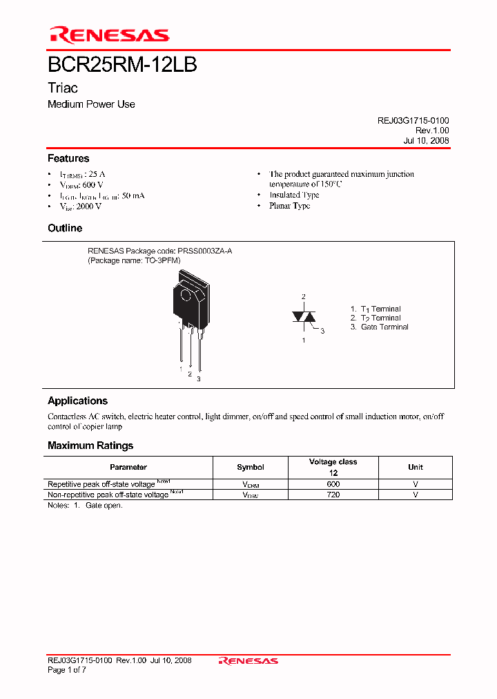 BCR25RM-12LB_4589473.PDF Datasheet