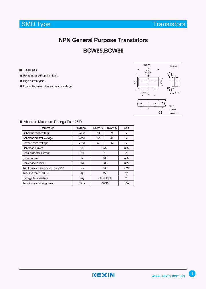 BCW65_4670980.PDF Datasheet