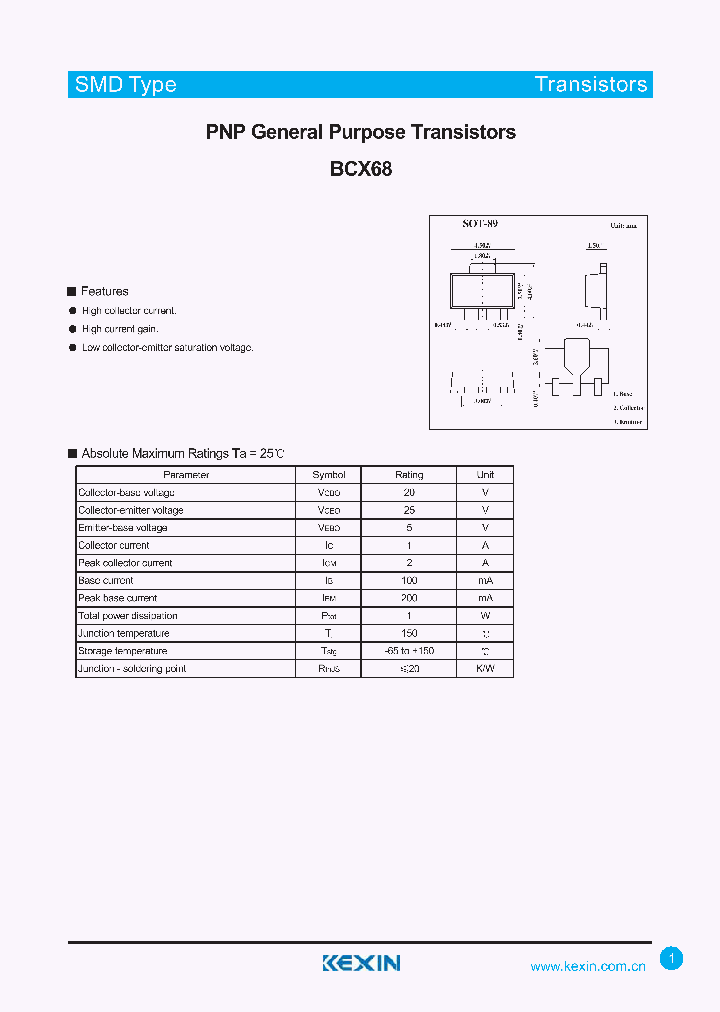 BCX68_4651569.PDF Datasheet