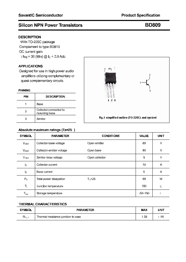 BD809_4720547.PDF Datasheet