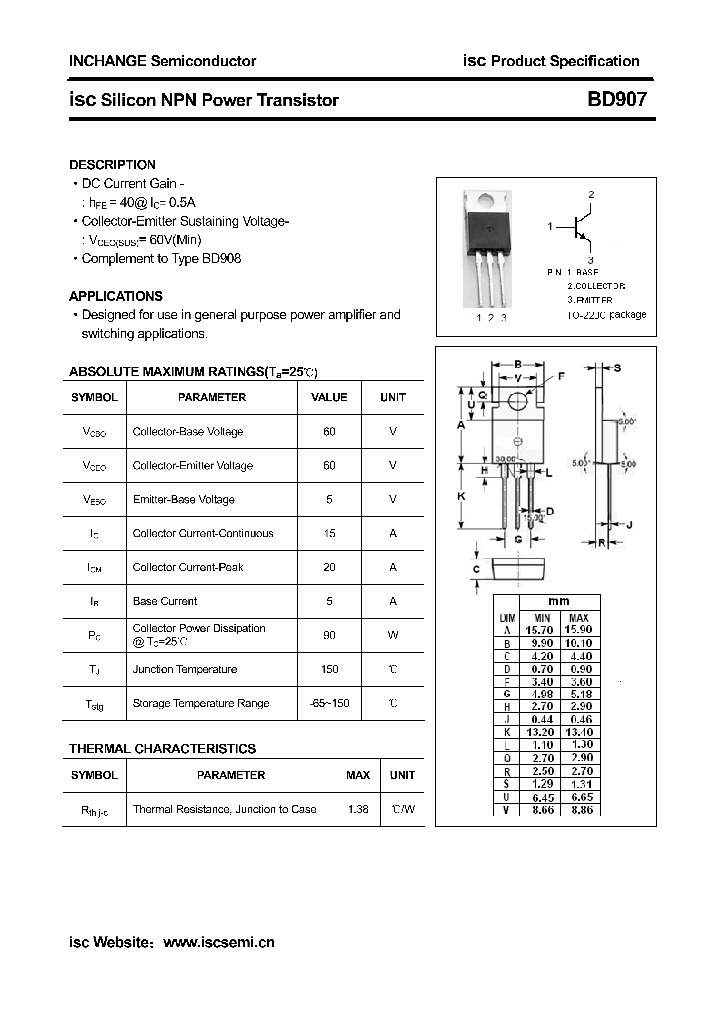 BD907_4423610.PDF Datasheet