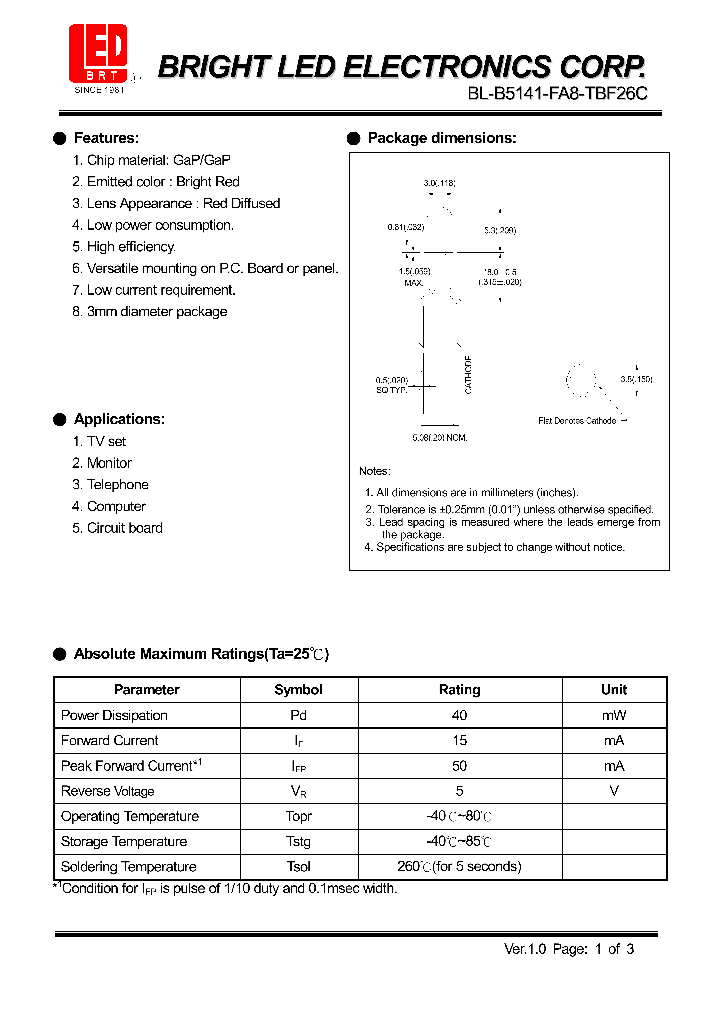 BL-B5141-FA8-TBF26C_4600758.PDF Datasheet