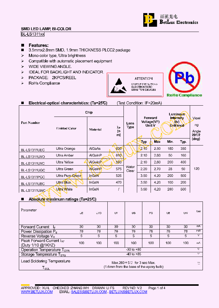 BL-LS1311PGC_4901865.PDF Datasheet