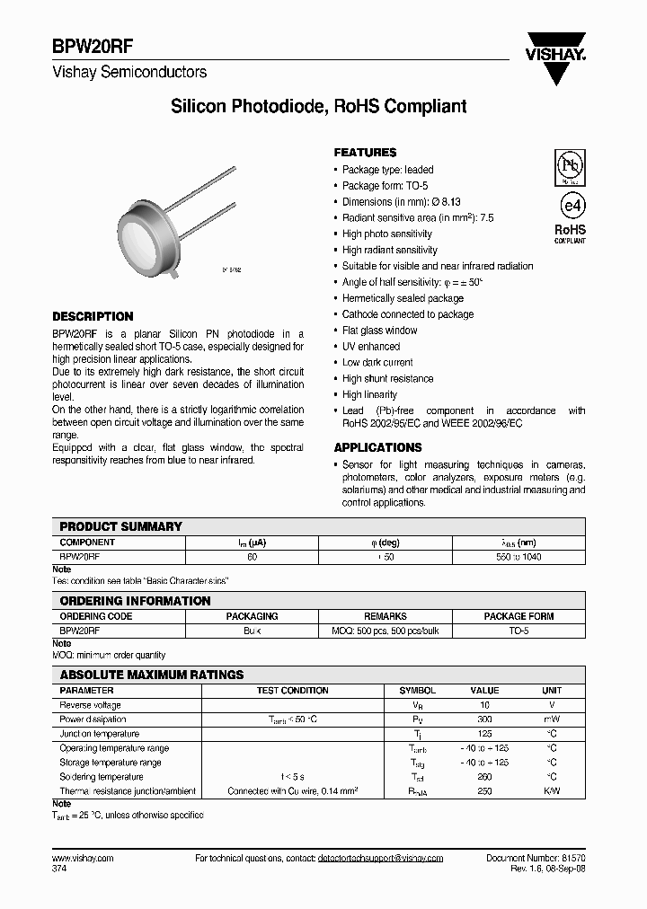 BPW20RF08_4809764.PDF Datasheet