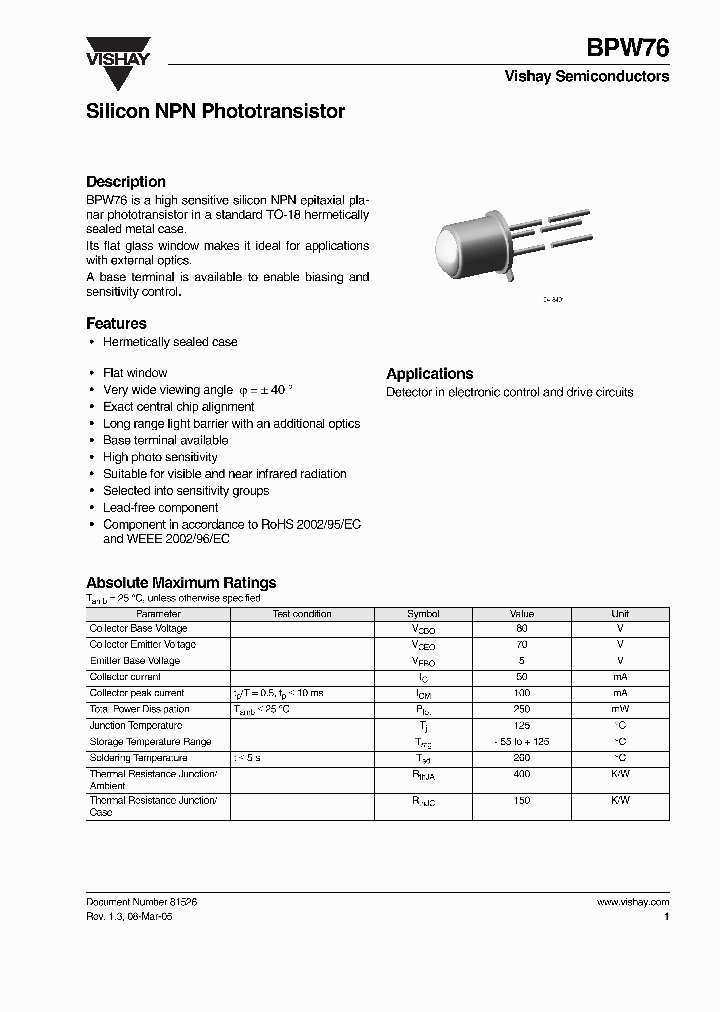 BPW7605_4643529.PDF Datasheet