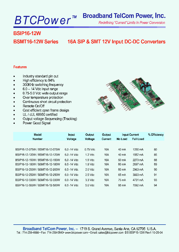 BSIP16-12-330W_4861935.PDF Datasheet