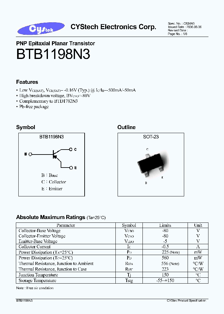 BTB1198N3_4693552.PDF Datasheet