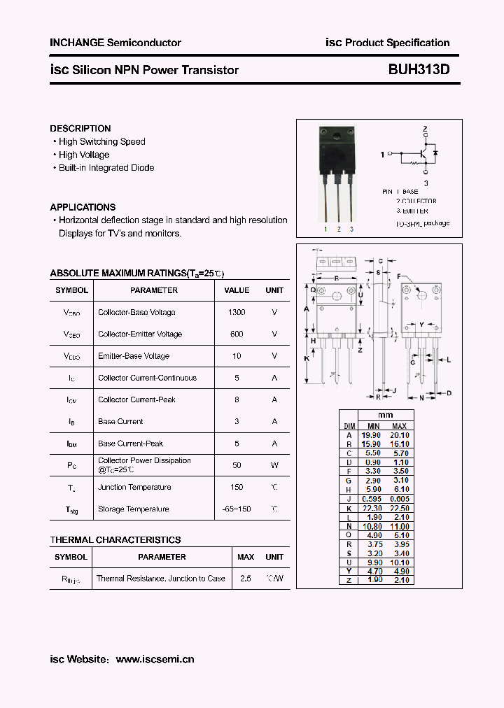 BUH313D_4306627.PDF Datasheet