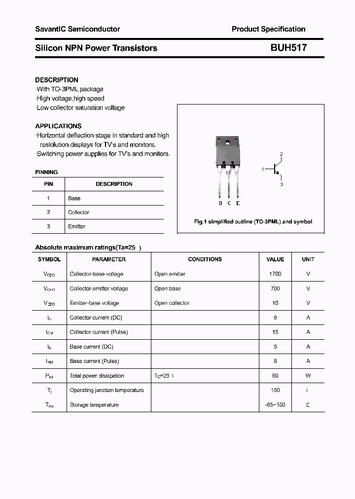 BUH517_4628307.PDF Datasheet