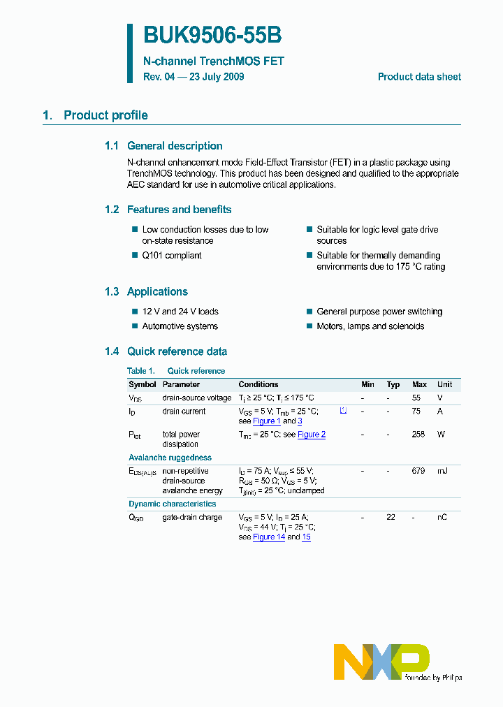 BUK9506-55B_4558153.PDF Datasheet