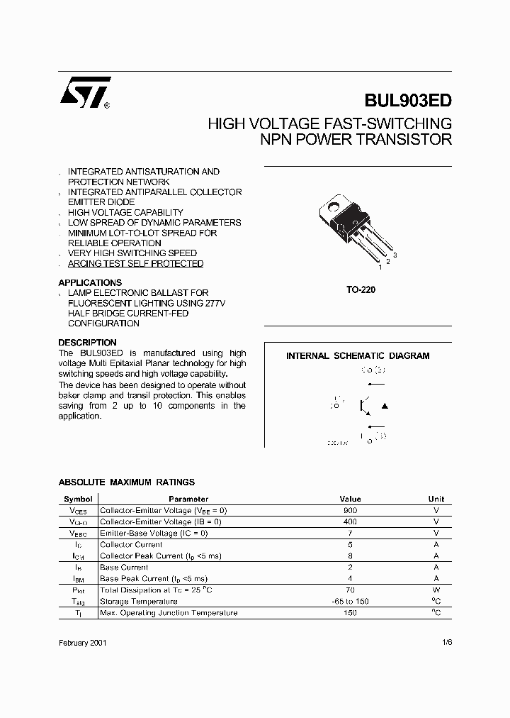 BUL903ED_4251002.PDF Datasheet