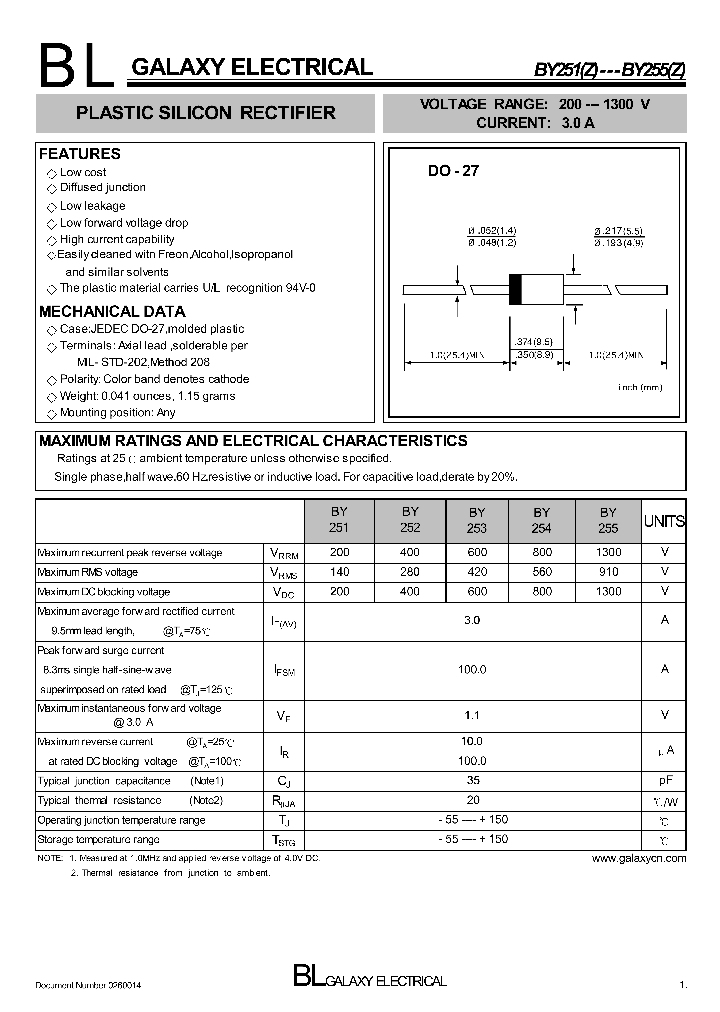 BY255_4266385.PDF Datasheet