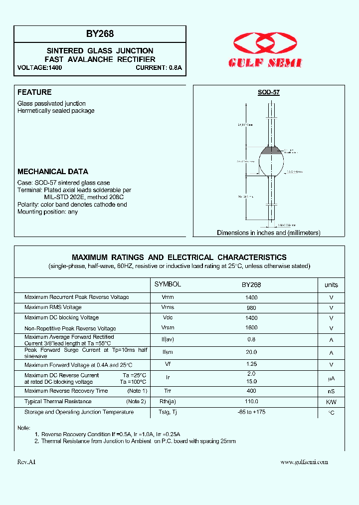 BY268_4618555.PDF Datasheet Download --- IC-ON-LINE
