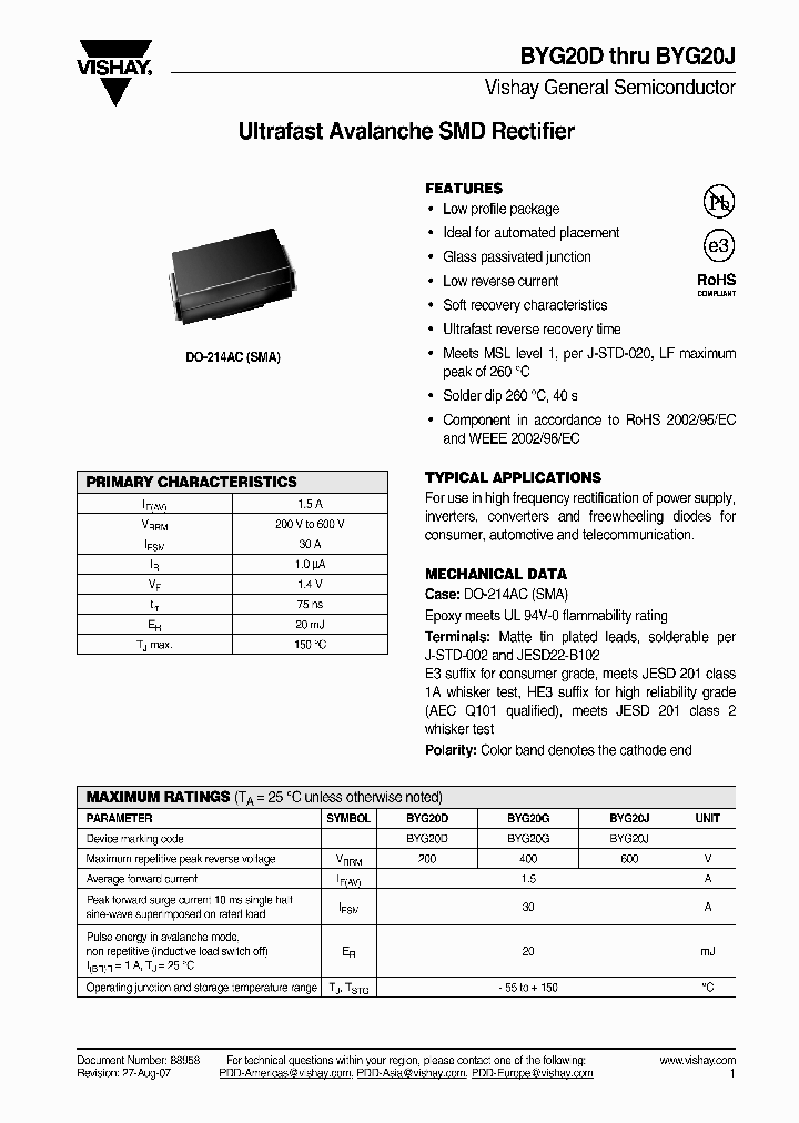 BYG20D-E3TR_4347358.PDF Datasheet