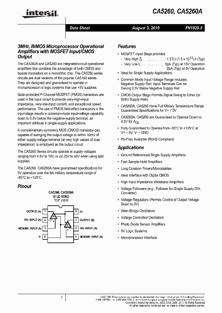 CA5260MZ_4868344.PDF Datasheet