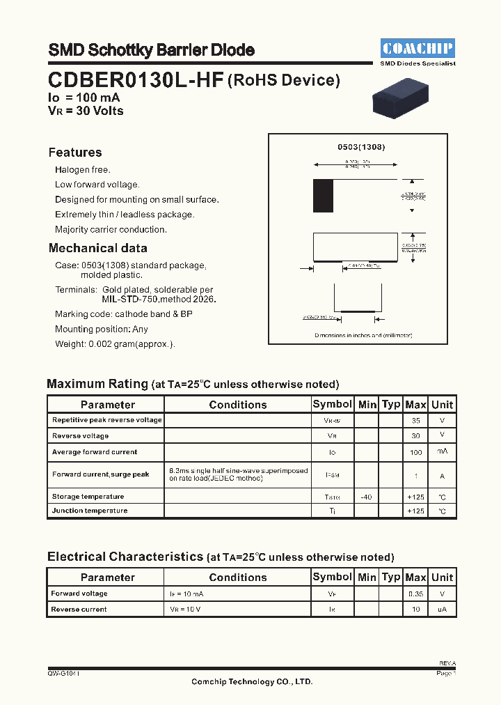 CDBER0130L-HF_4915097.PDF Datasheet