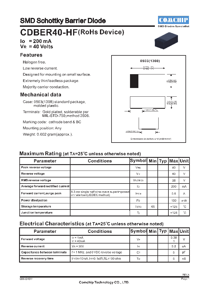 CDBER40-HF_4681713.PDF Datasheet