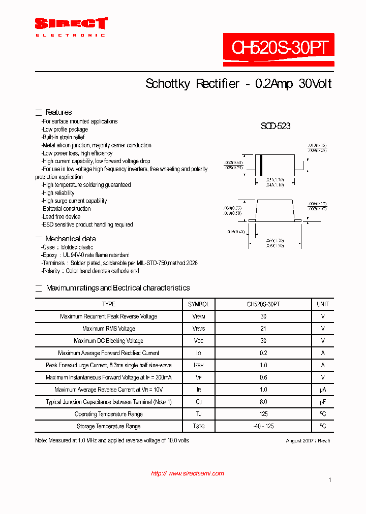 CH520S-30PT_4863327.PDF Datasheet
