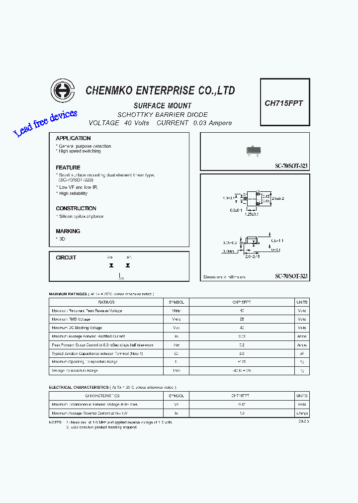 CH715FPT_4624845.PDF Datasheet