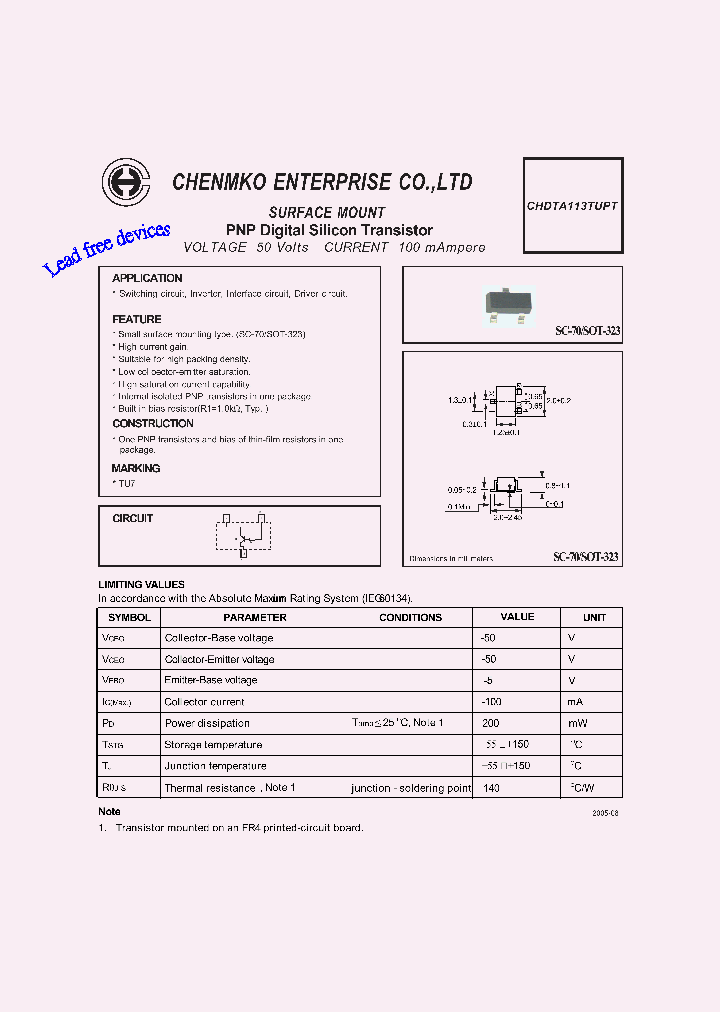 CHDTA113TUPT_4491184.PDF Datasheet