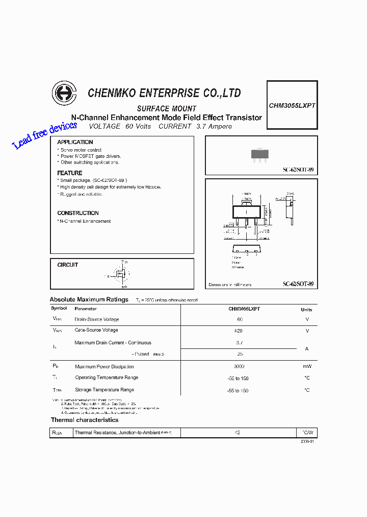 CHM3055LXPT_4531725.PDF Datasheet