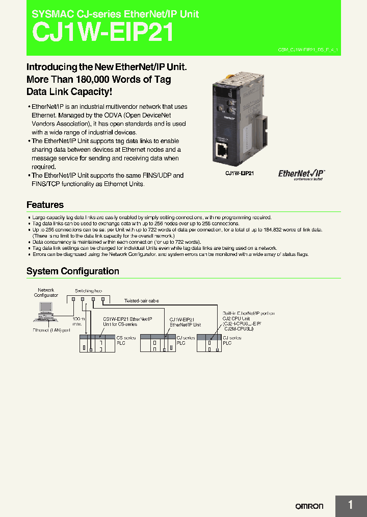 CJ1W-EIP21_4863288.PDF Datasheet
