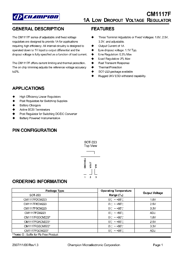 CM1117FCM223_4528519.PDF Datasheet