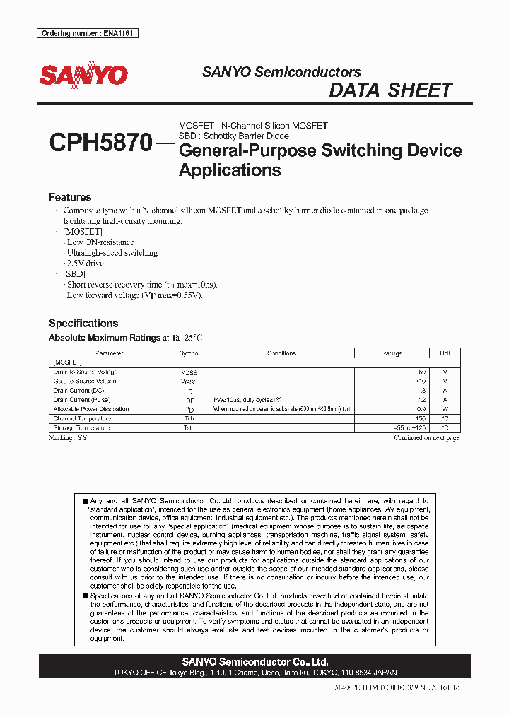 CPH5870_4825178.PDF Datasheet
