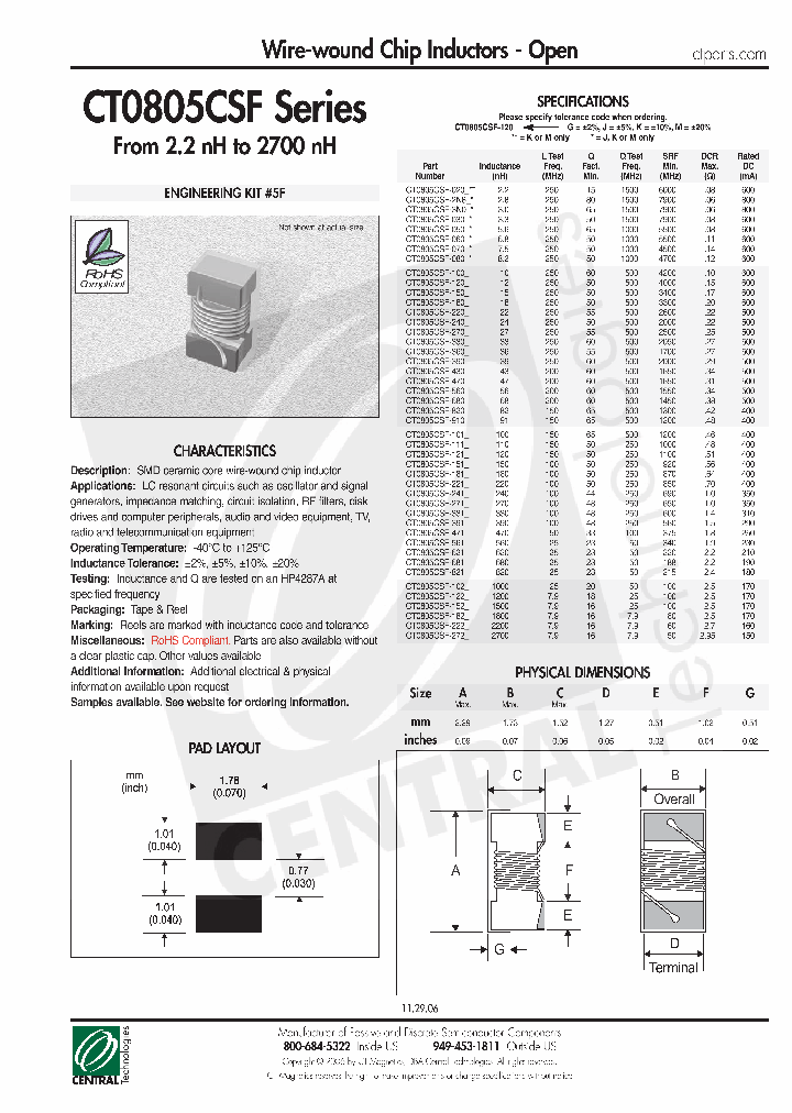 CT0805CSF-150G_4620329.PDF Datasheet