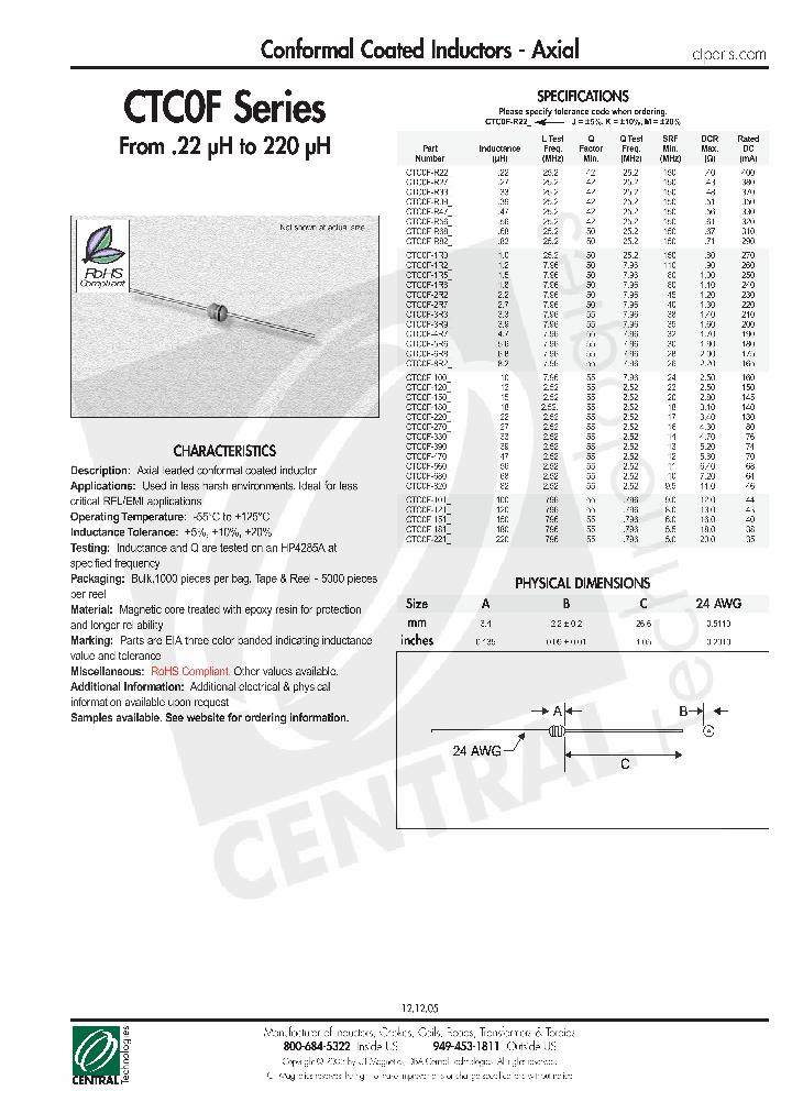 CTC0F-100J_4610860.PDF Datasheet