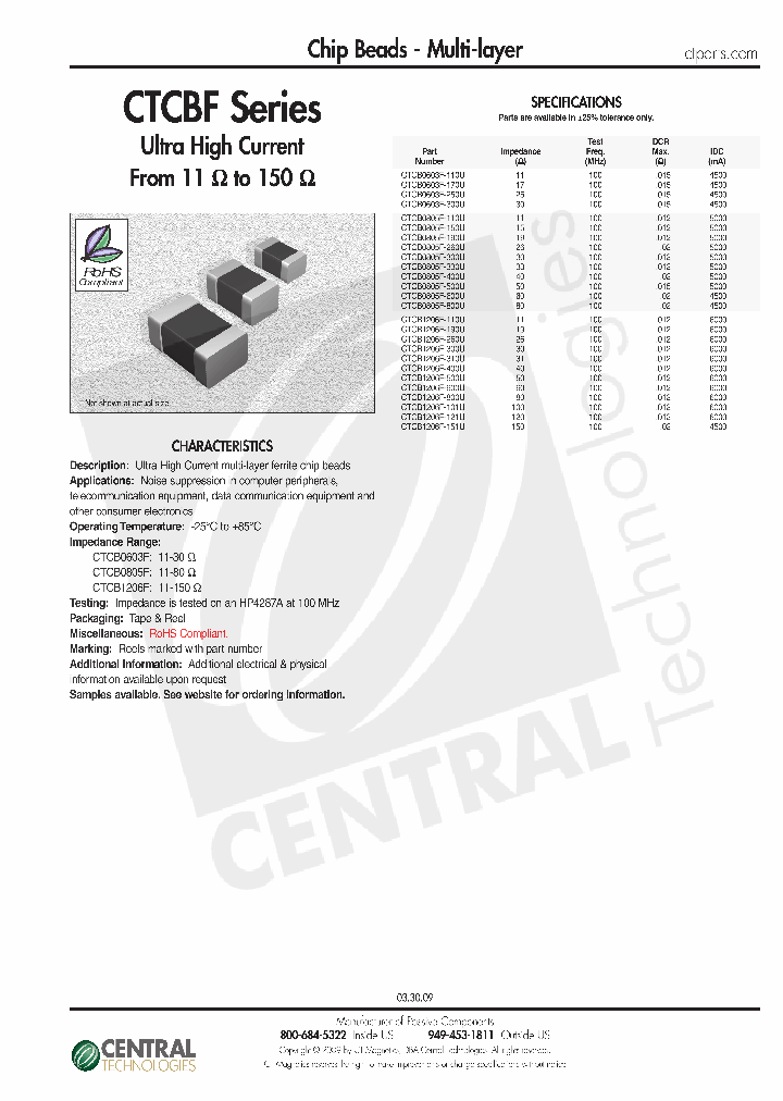 CTCB0603F-170U_4493441.PDF Datasheet