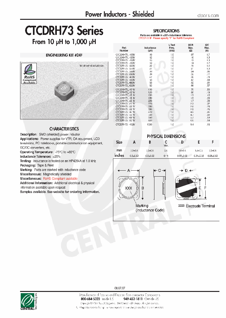 CTCDRH73-270M_4427871.PDF Datasheet